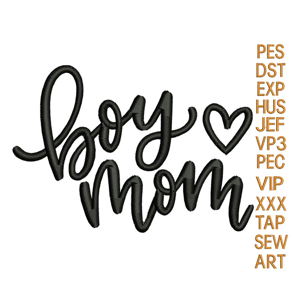 boy mom embroidery design, boy mom embroidery pattern, mother embroidery designs,N1421