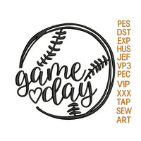 game day embroidery design,embroidery design,baseball embroidery pattern,baseball embroidery pattern applique,k1424