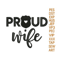proud wife embroidery machine, wife embroidery pattern, wife embroidery designs,N1408
