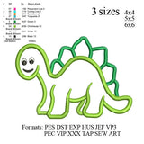 Dinosaur baby Applique Embroidery Design,Dinosaur embroidery pattern N829