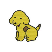 Cute Dog embroidery design, Dog embroidery machine, k1028