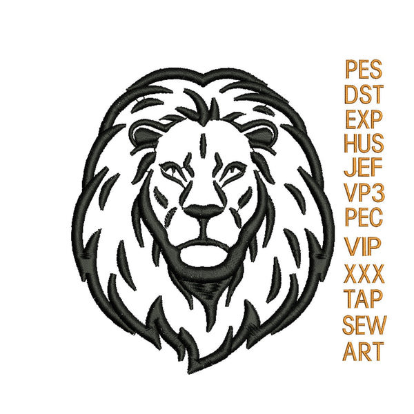 Lion head Embroidery design,Lion head embroidery machine,Lion embroidery,embroidery lion,lion k1244