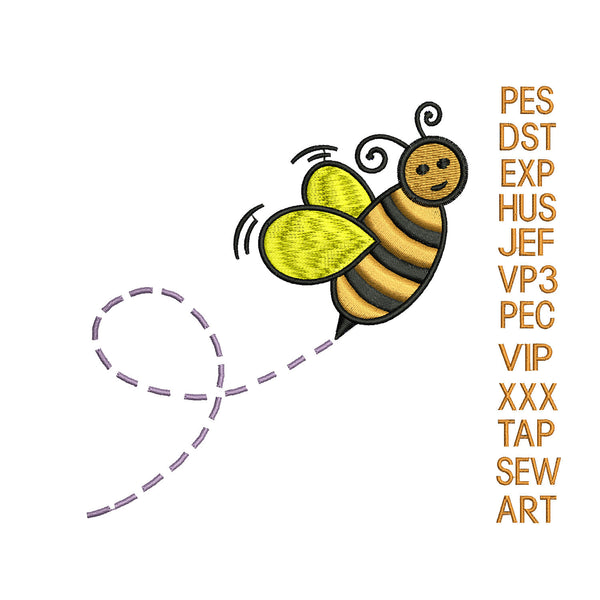 bee embroidery design,bee embroidery pattern,embroidery bee 1249