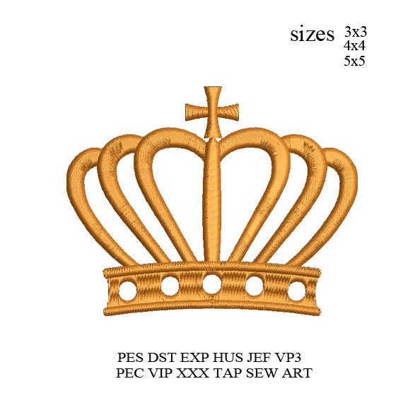 Crown Embroidery design,tiara fill stitches embroidery machine princess tiara embroidery,embroidery crown, k1216