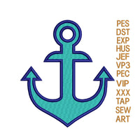 Anchor embroidery design,Anchor embroidery pattern,embroidery applique,Anchor design,marine embroidery design,K1360