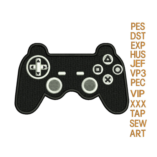 Video game embroidery design,Video game embroidery pattern,embroidery applique Video game 1288, instant download
