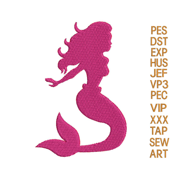 Mermaid embroidery design,Mermaid embroidery pattern,embroidery applique Mermaid design N1290, instant download