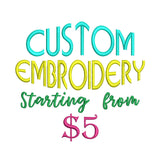 Custom embroidery design, Custom applique embroidery machine, k966 , instant download